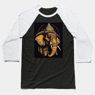 Surreal Abstract Elephant Baseball T-Shirt